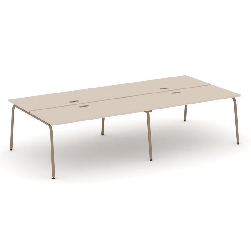 Estetica Рабочая станция 4 места ES.D.RS-4.4-LK 3160*1500*750